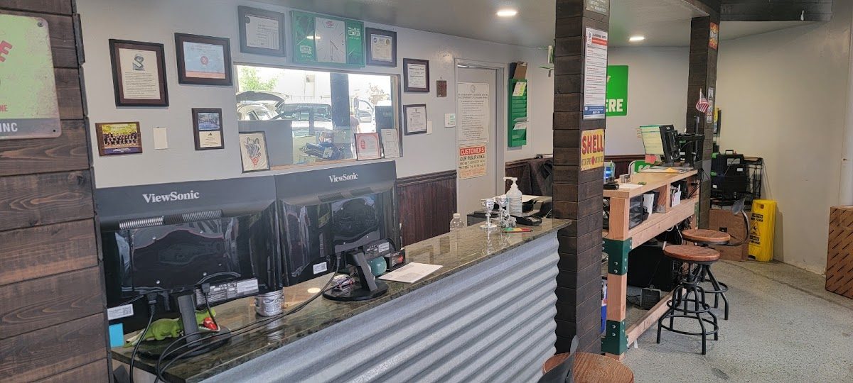 Front service counter